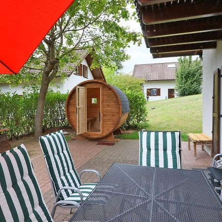 Seepark Kirchheim Ferienhaus bei Nina mit Sauna Exterior foto